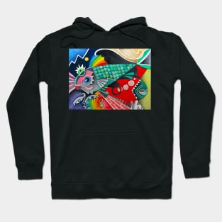 Fish Abstract ( first one ) Hoodie